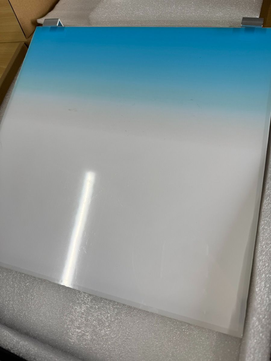 展示使用 水槽用 LEDバックライトスクリーン 30*30㎝ esAqua