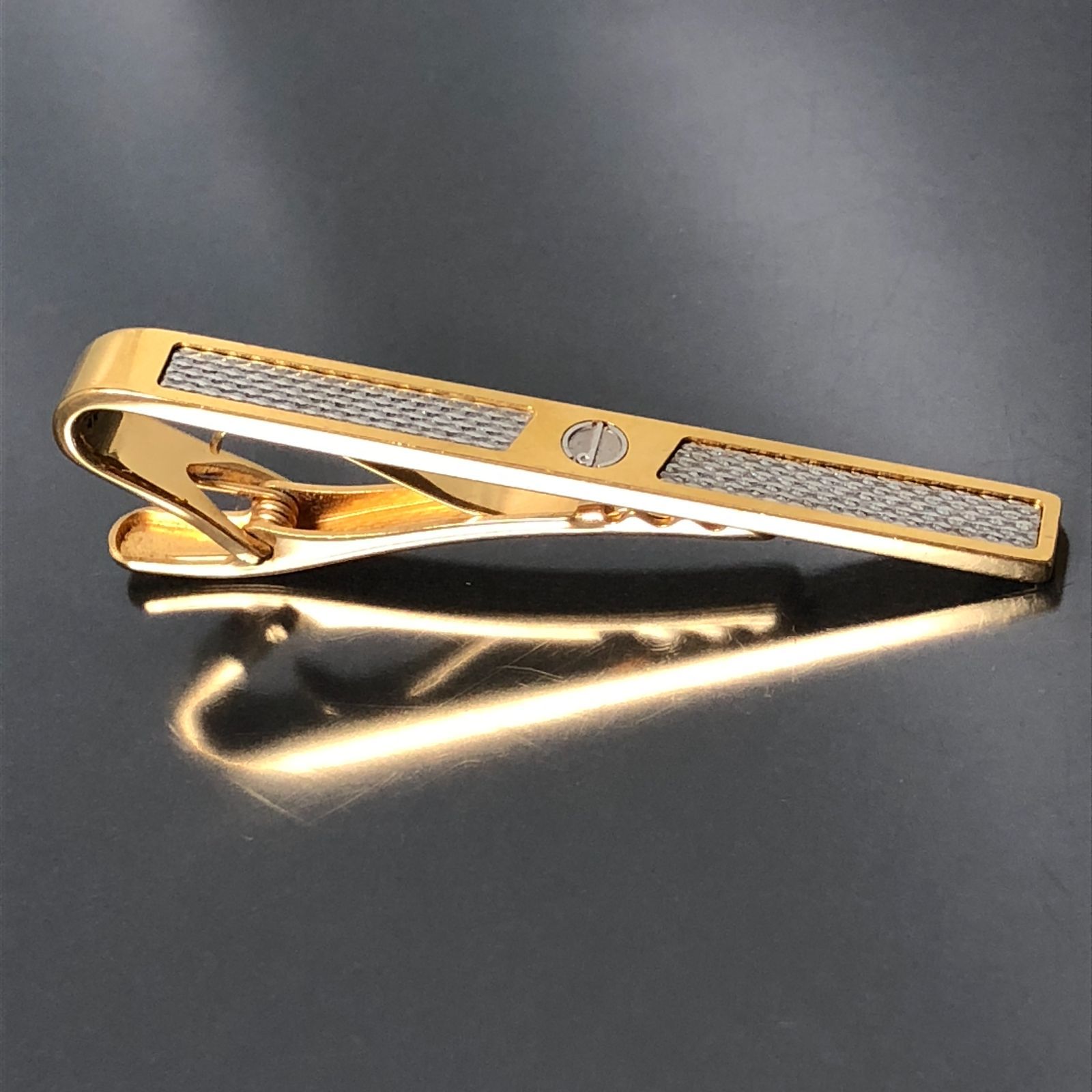 Dunhill ダンヒル ロゴ ネクタイピン タイピン ゴールドカラー