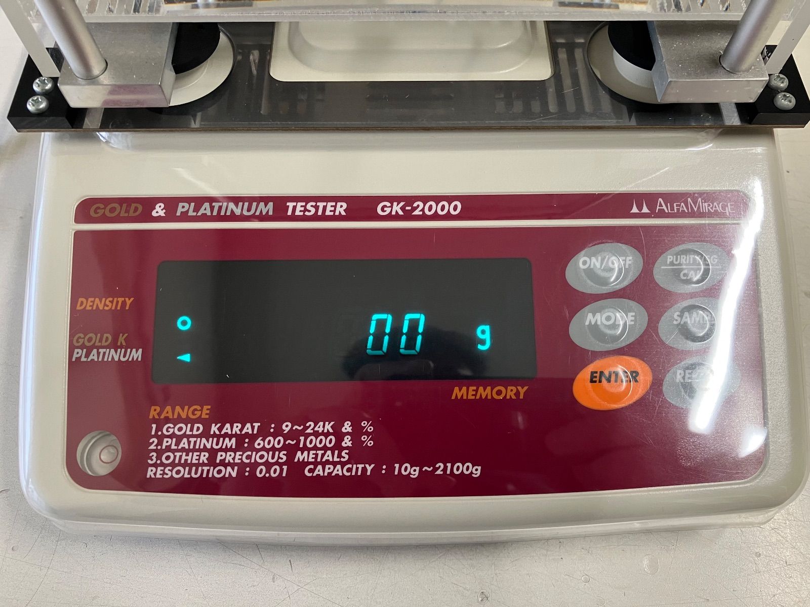 貴金属テスター 比重計 GK-2000 ALFA MIRAGE アルファミラージュ