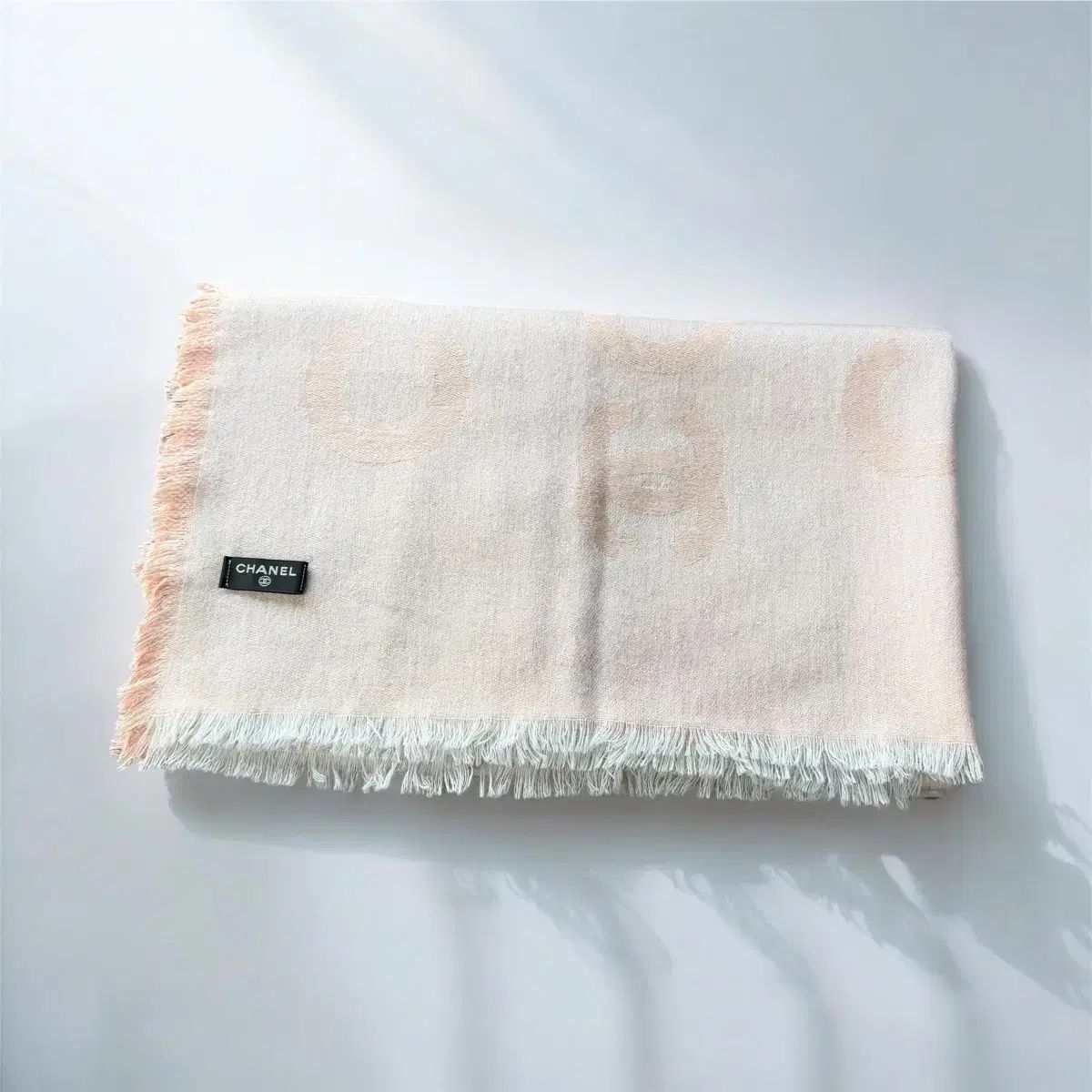 ココ CHANEL 23 24 FW カシミア シルク 大型 マフラー