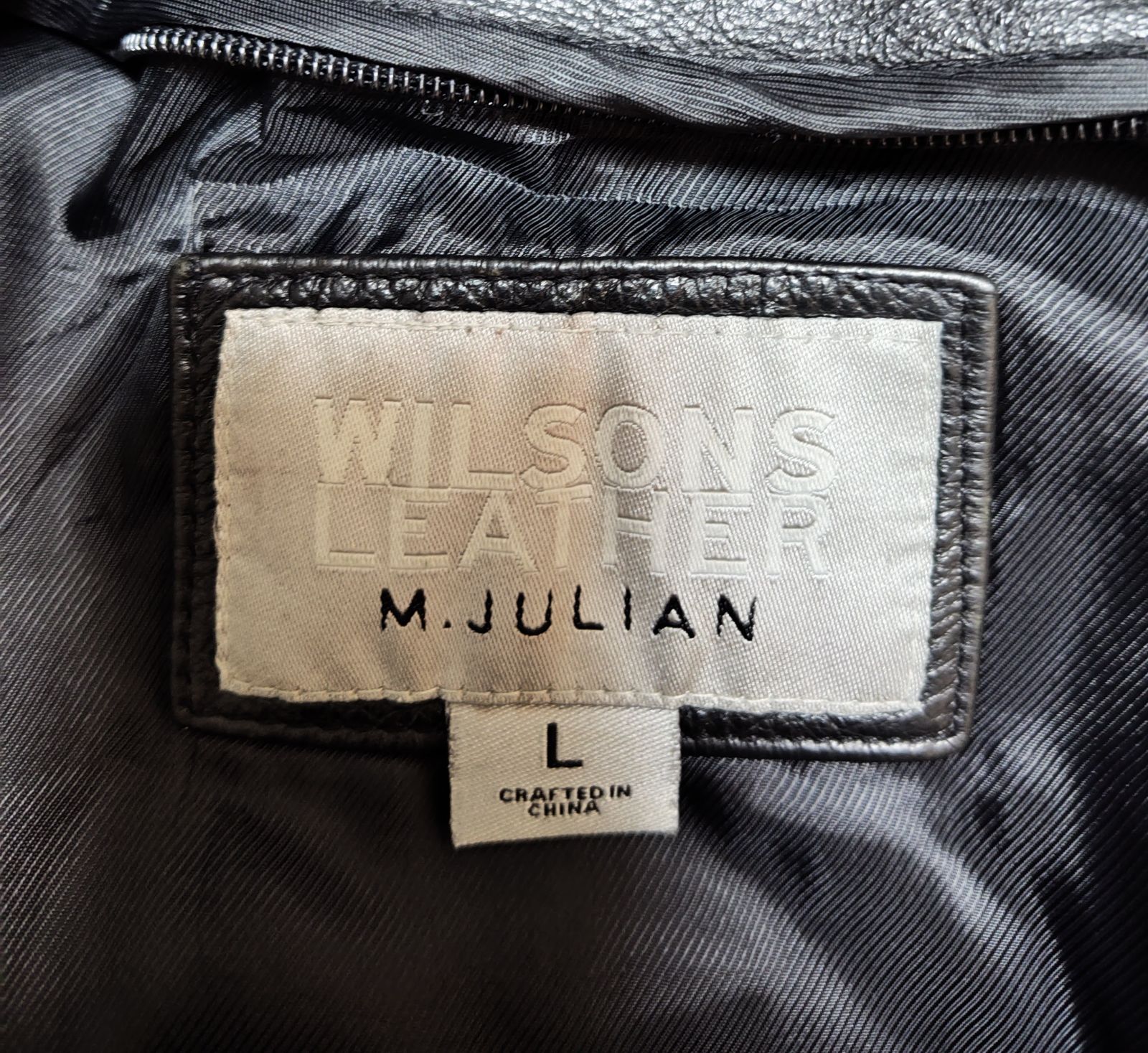 90s Wilsons Leather（ウィルソンズレザー）M.JULIAN ライニング付