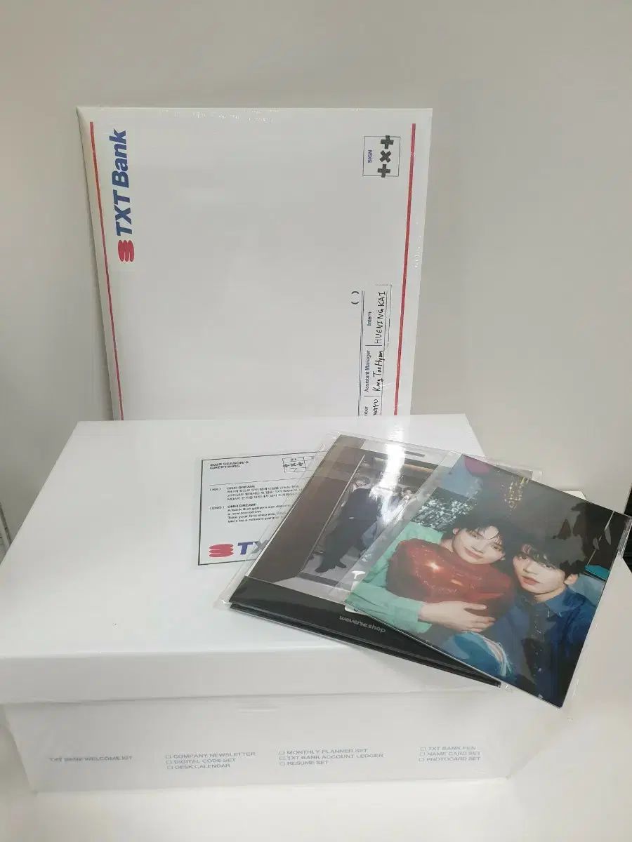 TXT Bank WELCOME キット 特典 トレカ セット