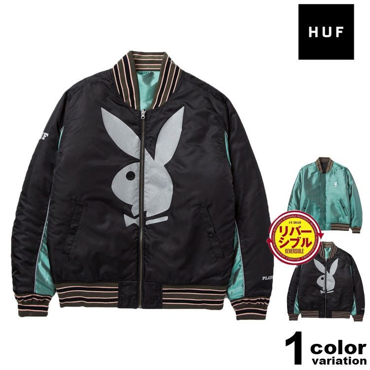 ハフ HUF ボンバージャケット リバーシブル メンズ ジャケット PLAYBOY