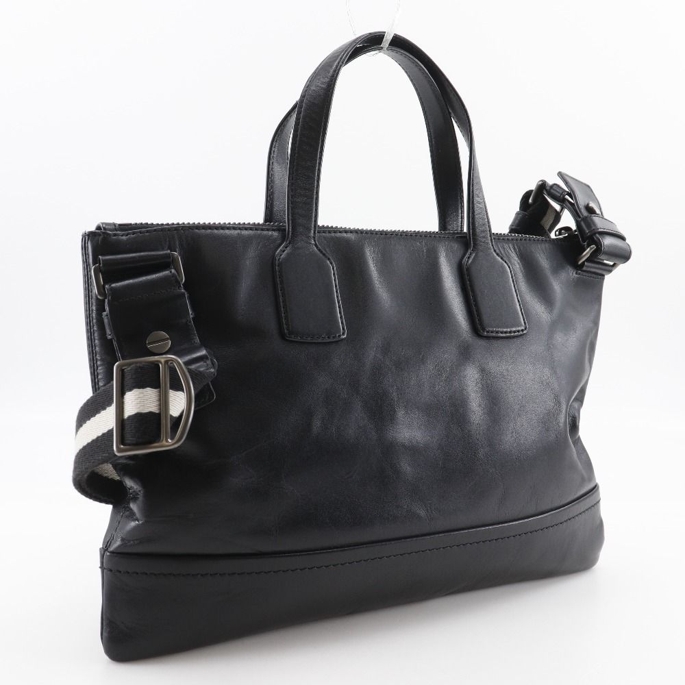 BALLY】バリー TAS 2WAYショルダー レザー 黒 メンズ ビジネスバッグ