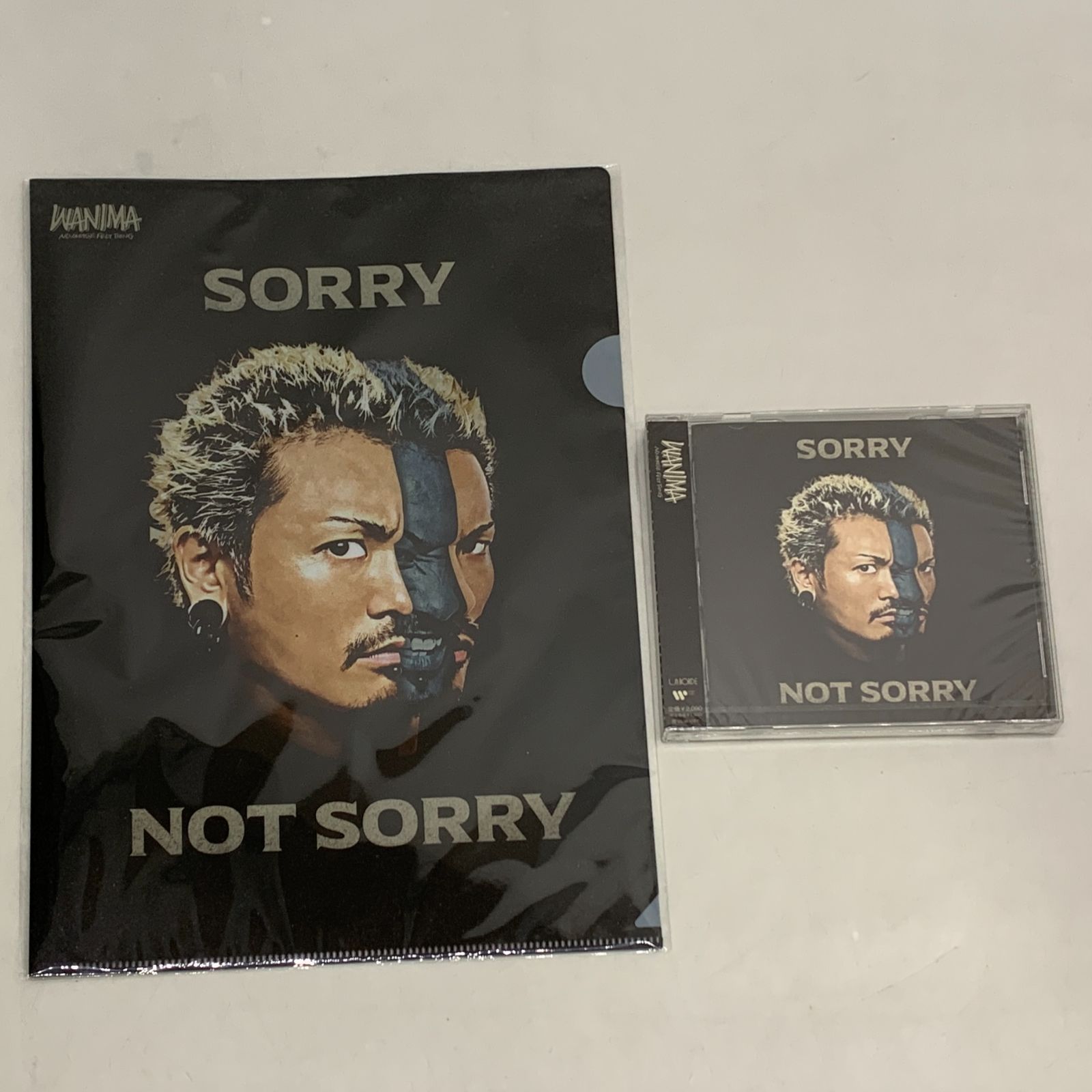 中古未開封CD】WANIMA / Sorry Not Sorry A4クリアファイル付き - メルカリ