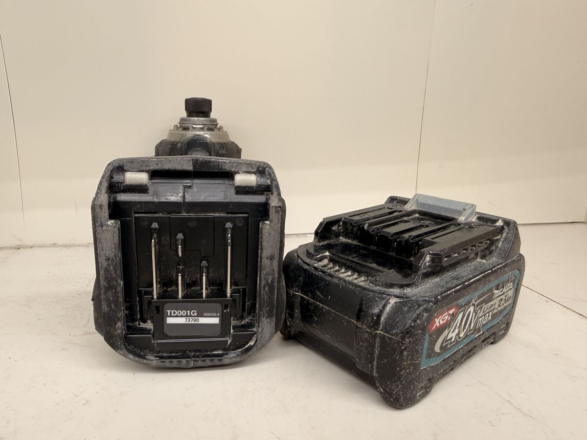  ♪♪ 品 マキタ TD 001 G 40 V インパクトドライバ バッテリー 付き 充電器なし makita 電動インパクトドライバー ドリル ドライバー レンチ