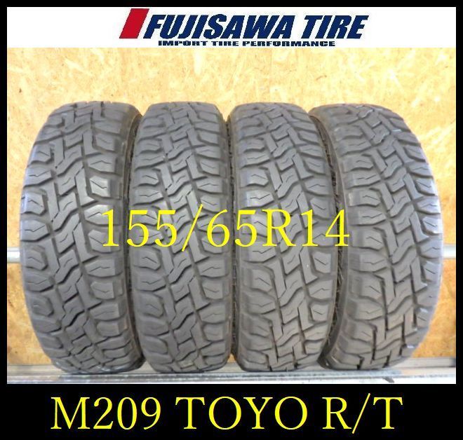 M 209 E 製造 約8部山 TOYO OPEN COUNTRY R T 155 65 14 4本