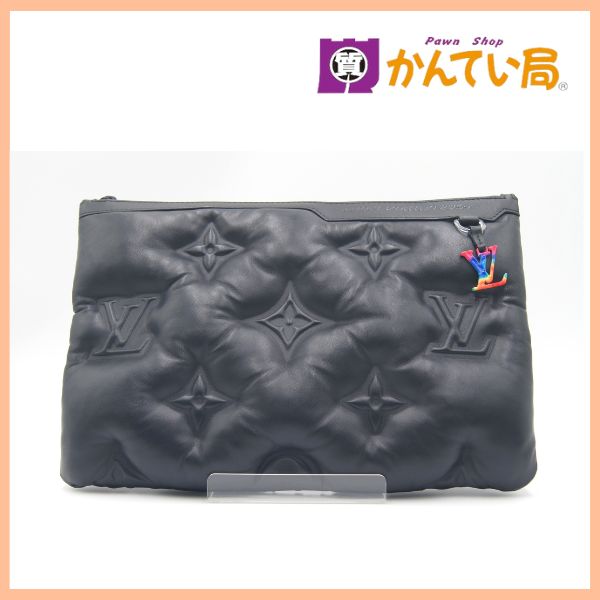 Louis Vuitton ルイヴィトン ポシェット A 4 クラッチバッグ M 68775 レザー ラムスキン おしゃれ コーデ メンズ