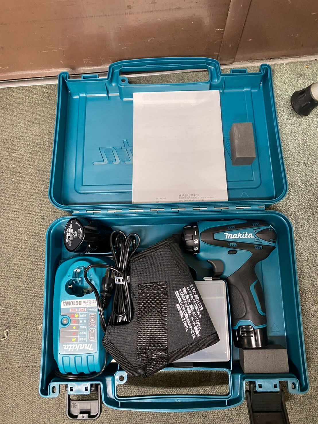 makita 充電式ドライバドリル 充電器 バッテリー マキタ 電動工具 インパクトドライバー 稼働 mt 120502