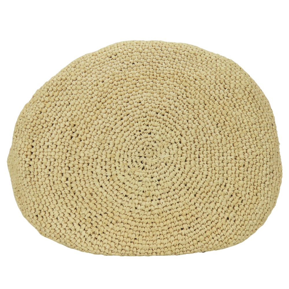 ヘレンカミンスキー ショルダーバッグ ラフィア レザー ベージュ