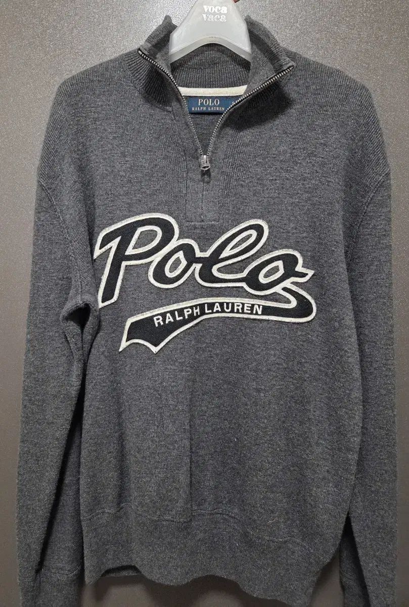 S ポロ ラルフローレン ハーフジップアップ スウェット グレー - メルカリ