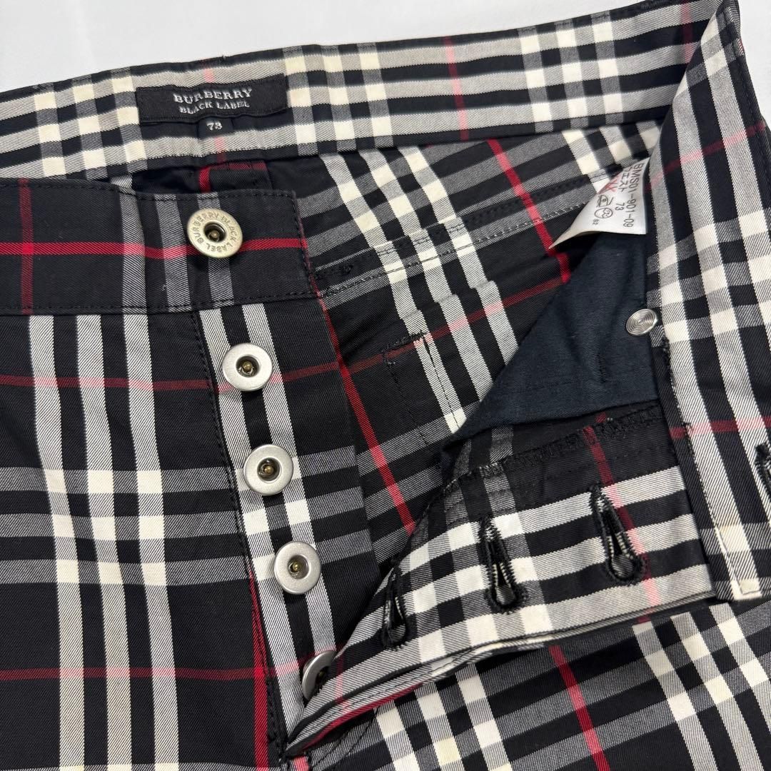 BURBERRY バーバリーBLACK LABEL パンツ チノパン チェック柄 - メルカリ