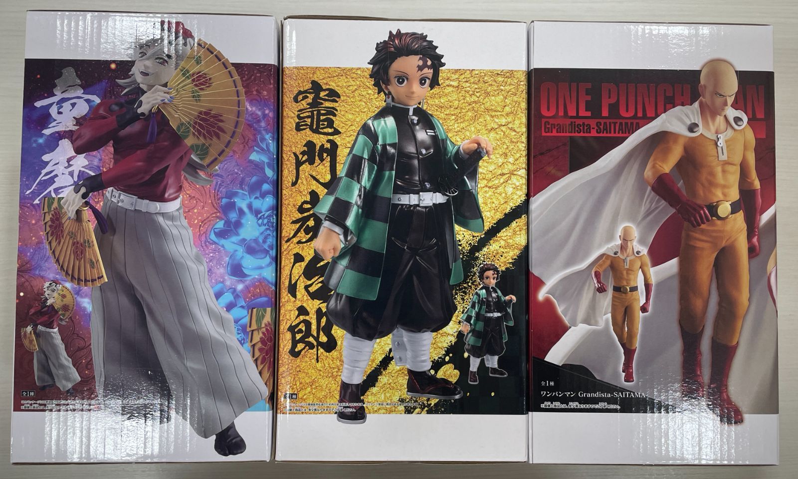 管理番号-P】フィギュアまとめ 9点 Grandista ワンピース 鬼滅など 未