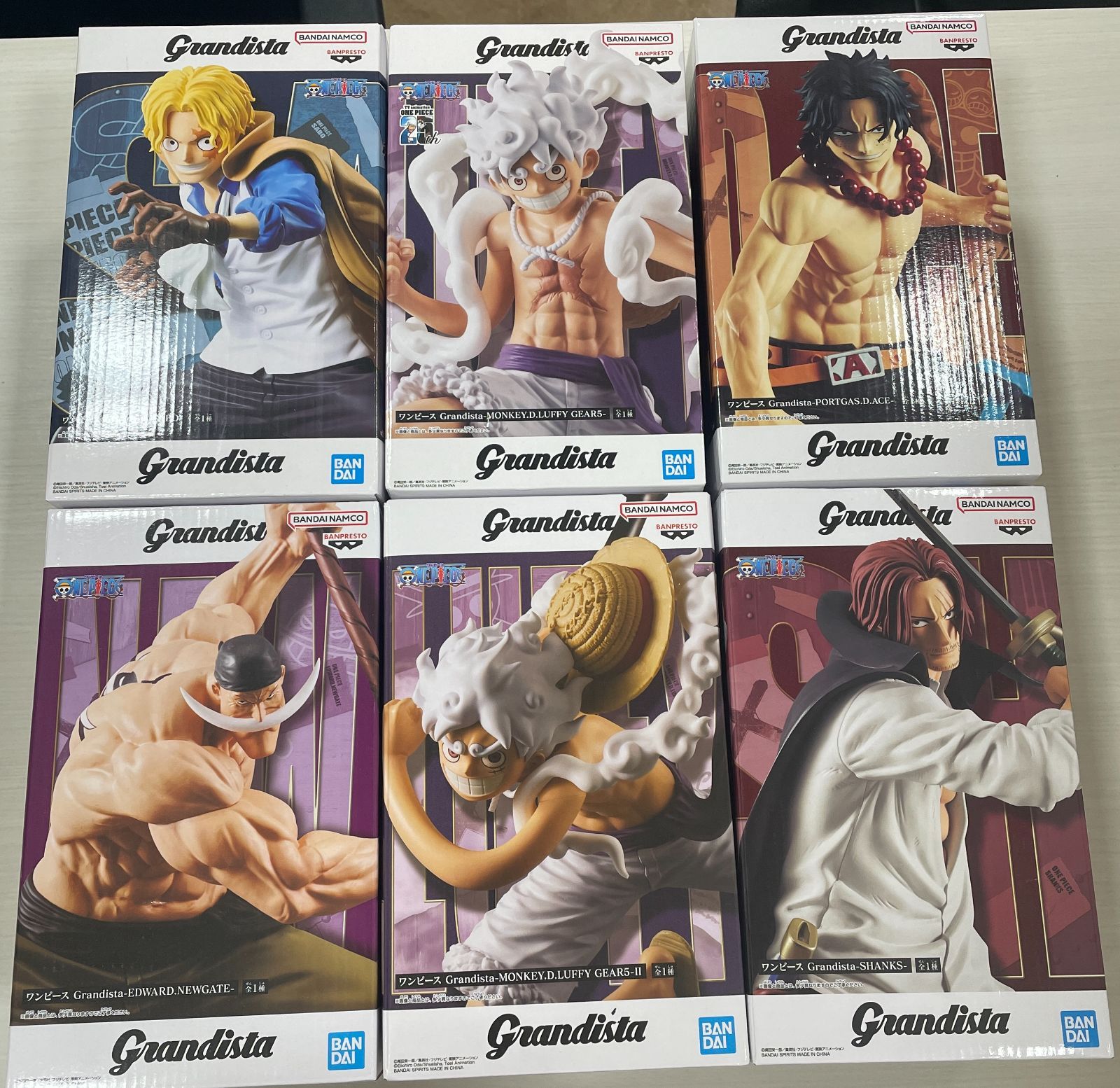 管理番号-P】フィギュアまとめ 9点 Grandista ワンピース 鬼滅など 未