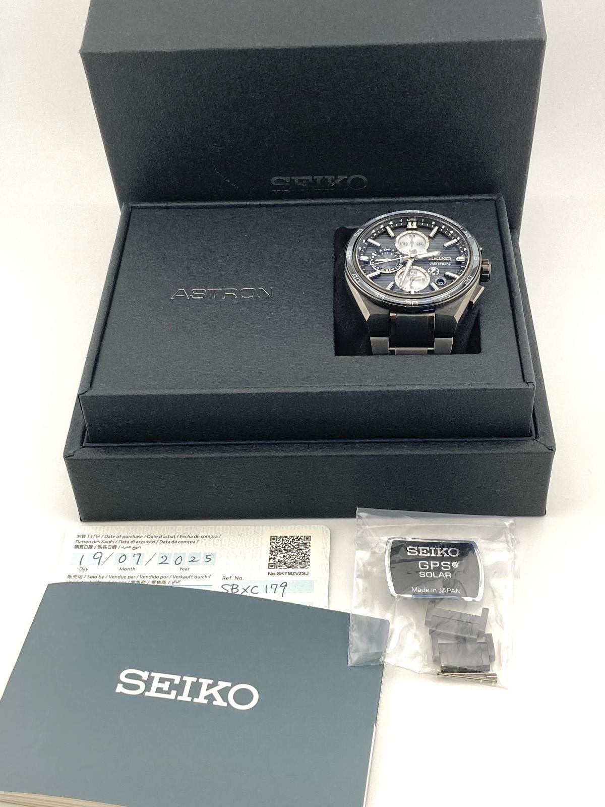  セイコー SEIKO 5 X 83-0 AP 0-1 SBXC 179 アストロン GPS 電波時計 TI ソーラークォーツ メンズ 腕時計 腕時計(クォーツ) 腕時計(アナログ)