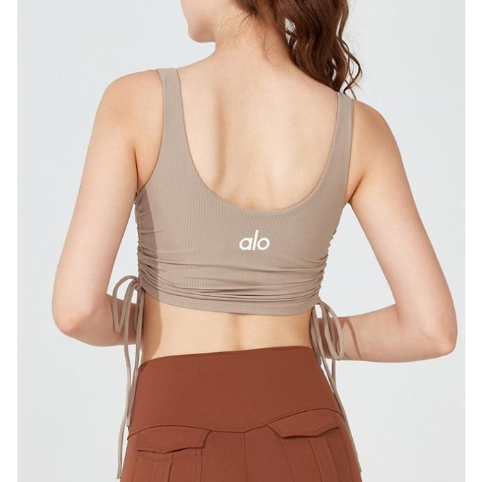 ALO yogaヨガウェアヨガベスト M アローヨガ ALO YOGA レディース タンクトップ トップス スポーツ