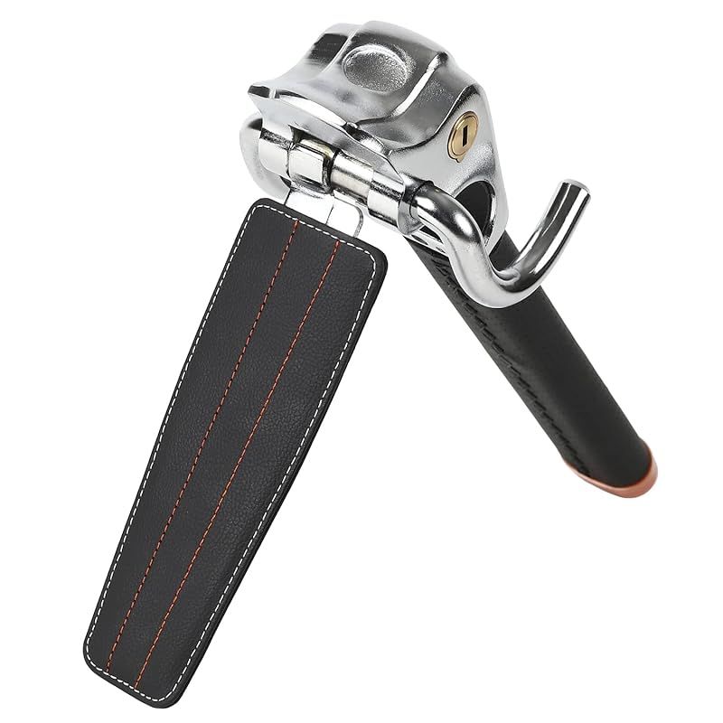 LESTA ハンドルロック 盗難防止 車 ステアリングロック リレーアタック対策 LST 10 ブラック 0