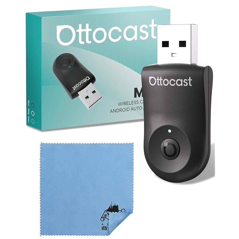オットキャスト Mini オット キャスト ワイヤレスCarPlay-Android Autoアダプター ワイヤレス化 無線化 有線CarPlay Android Auto サポート CA 5 1