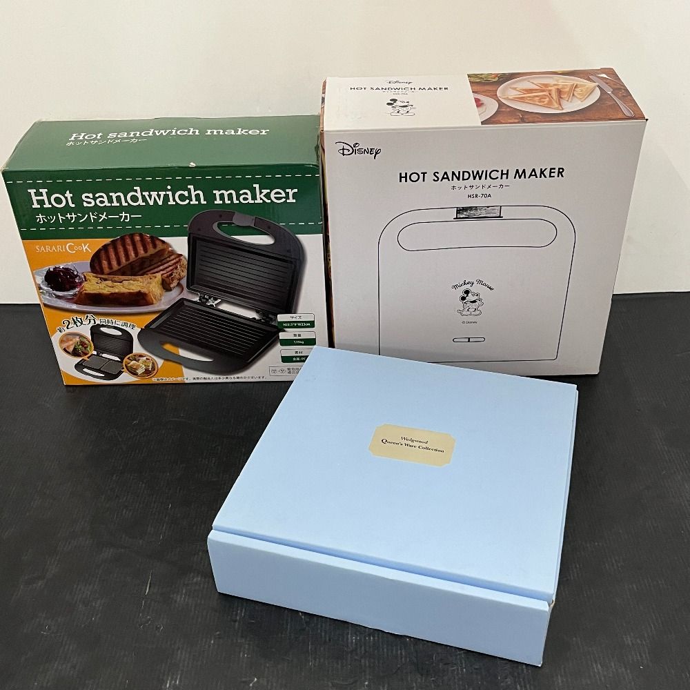 06 w 19797 ホットサンドメーカー 食器セット キッチン家電 品