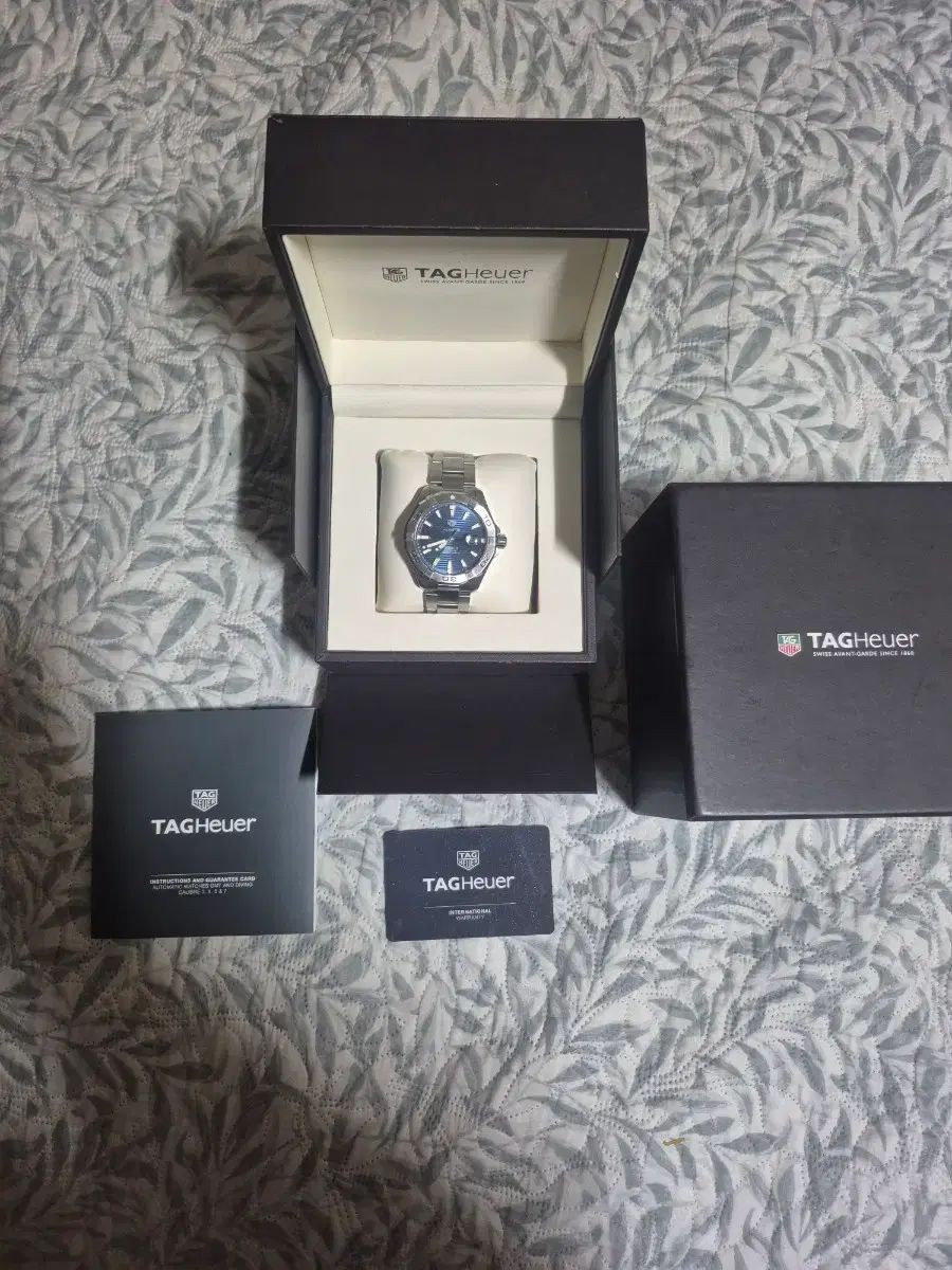  タグ ホイヤー アクアレーサー デニム版 オートマチック クルーネック 自動巻き時計 腕時計(アナログ)