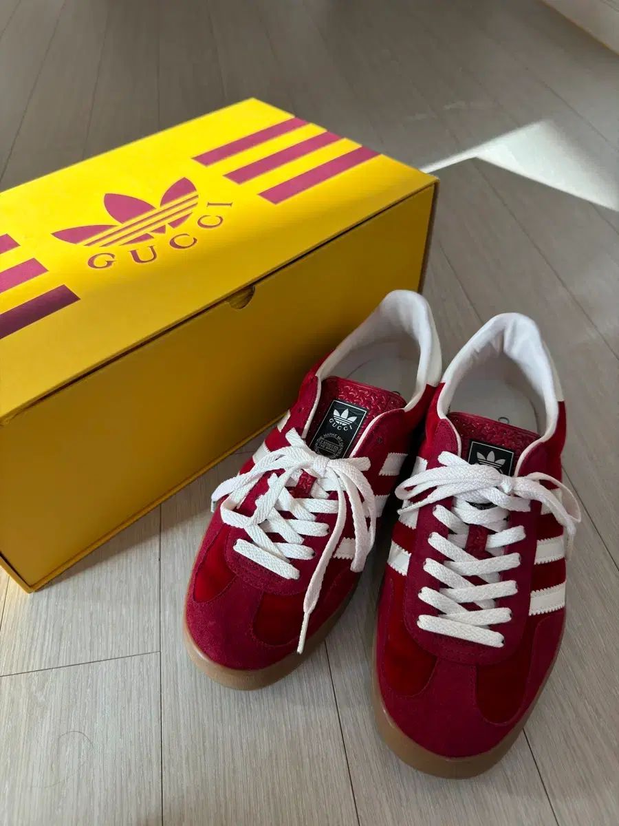 アディダス グッチ ガゼル レッド スニーカー jp 260