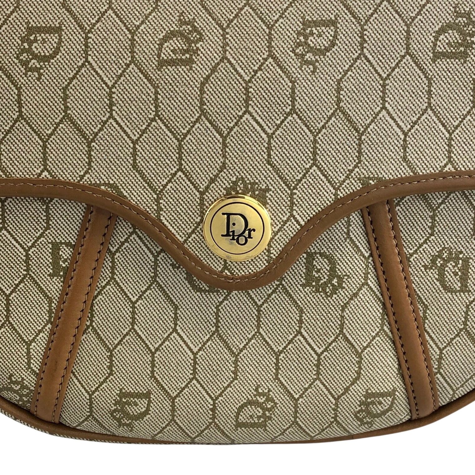 Christian Dior クリスチャン ディオール ハニカム柄 ショルダーバッグ 