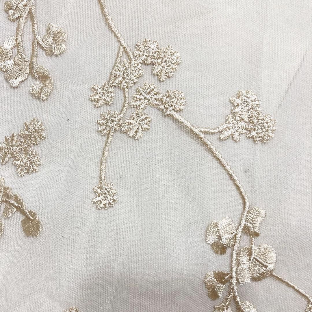 ERUKEI SETTAN / エルケイセッタン】フラワー刺繍 ロングドレス