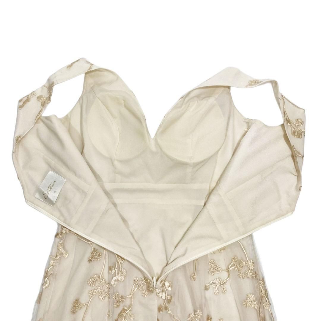 ERUKEI SETTAN / エルケイセッタン】フラワー刺繍 ロングドレス - メルカリ