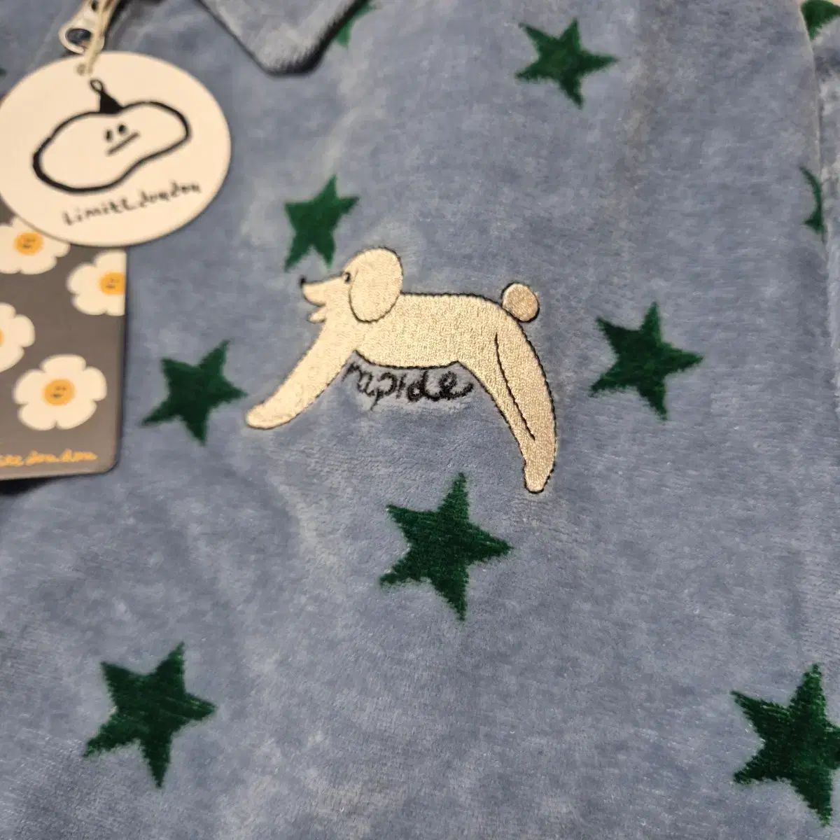 リミテドゥドゥ Star velour set 2 XL