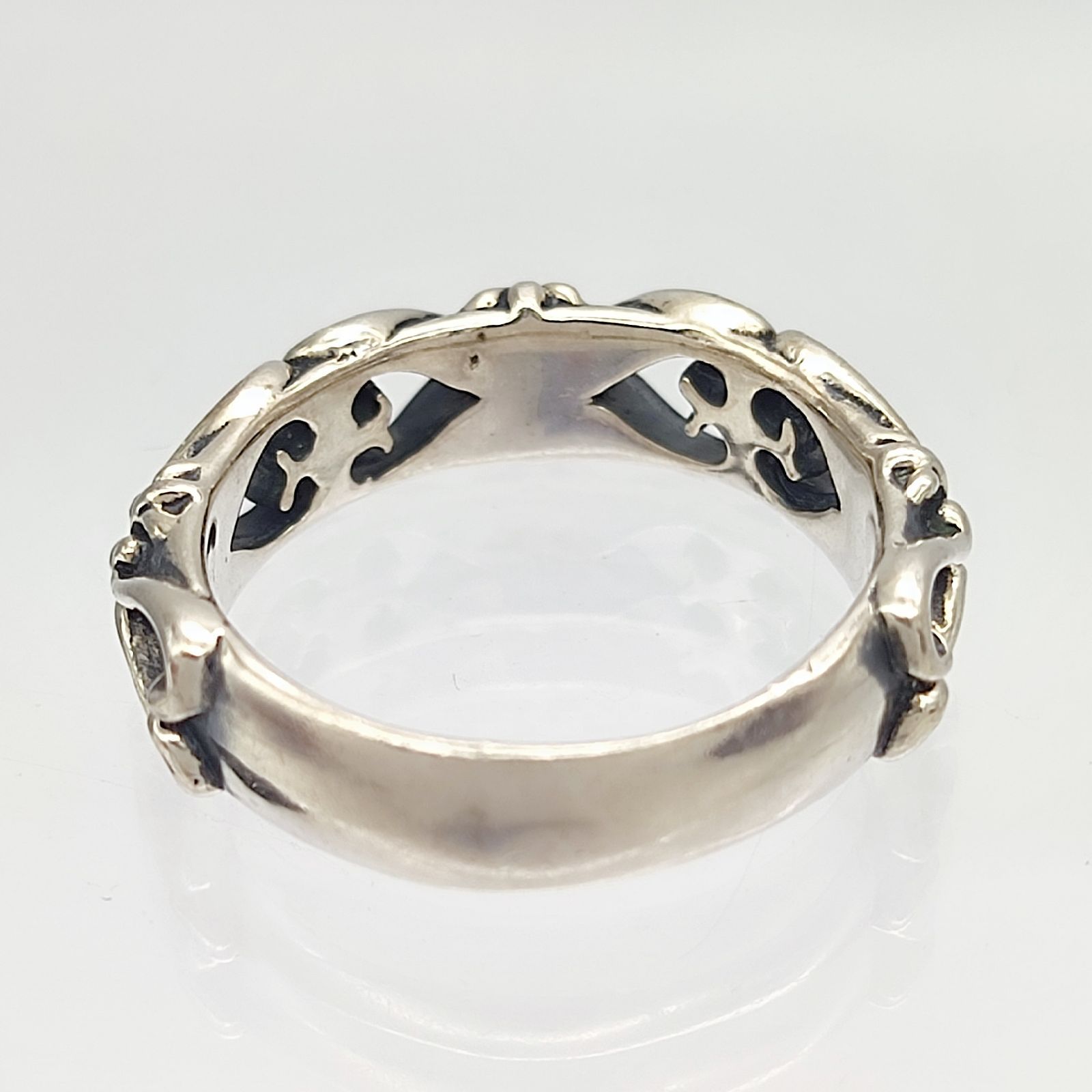美品】Bizarre ビザール ハートモチーフリング SILVER シルバー925 14 