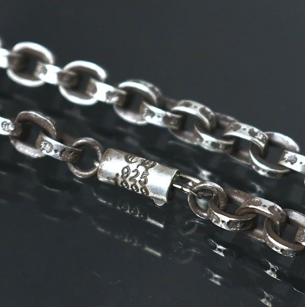 CHROME HEARTS クロムハーツ ペーパーチェーン ネックレス 18インチ メンズ シルバー SV 925 101220
