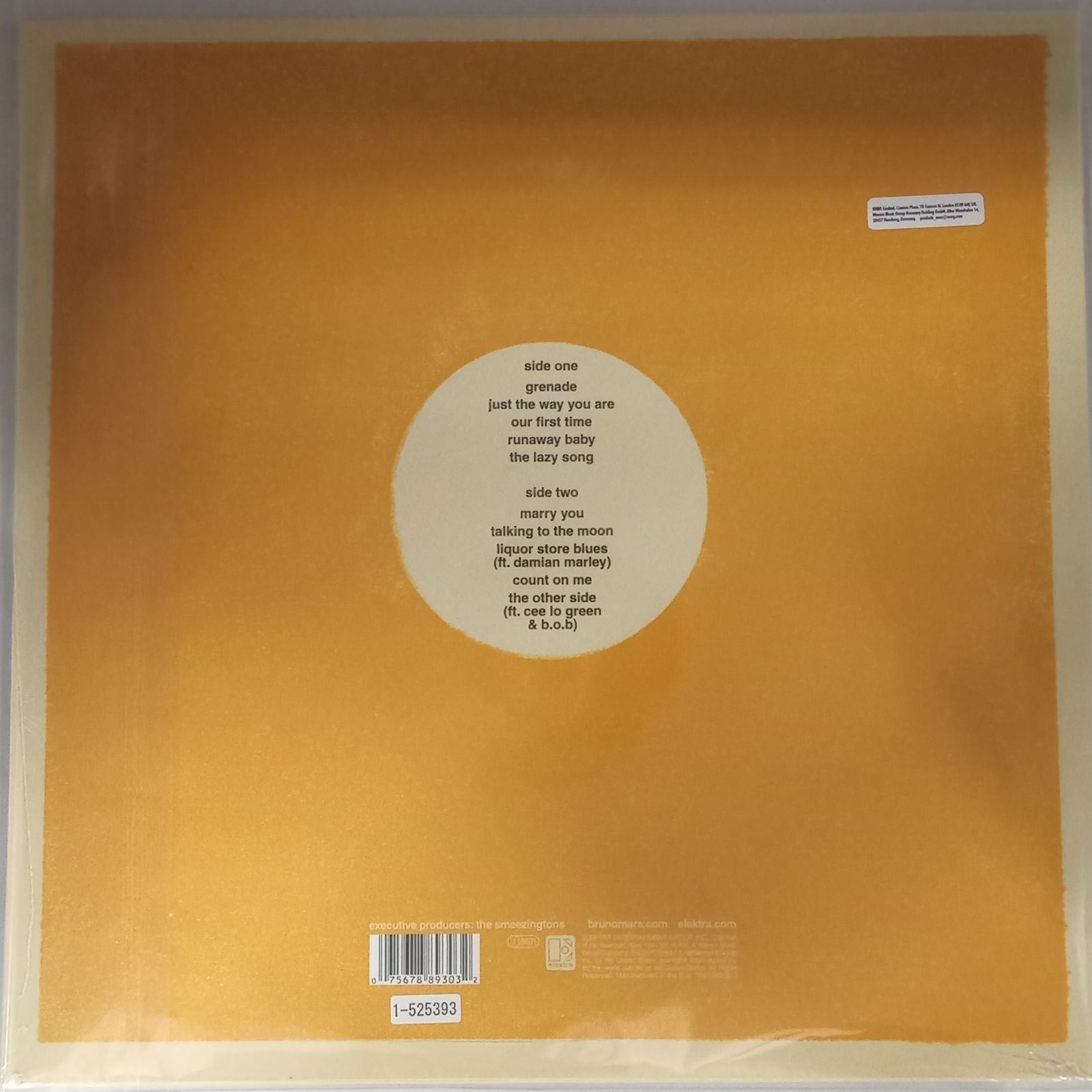 新品LP】ブルーノ・マーズ（Bruno Mars） - （ドゥー・ワップス