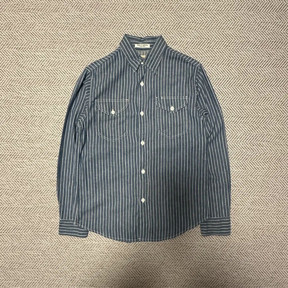 定番人気，大得価 SUGAR CANE usa made ワークシャツ 長袖シャツ