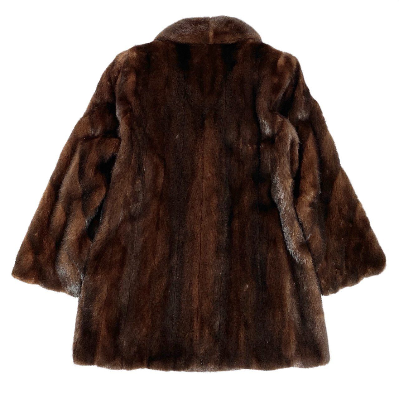 デミバフミンク ファーコート 毛皮コート ミドルコート ブラウン系 M-L相当 楽天市場】【30%OFFクーポン!】デミバフ ミンク コート リアルファー