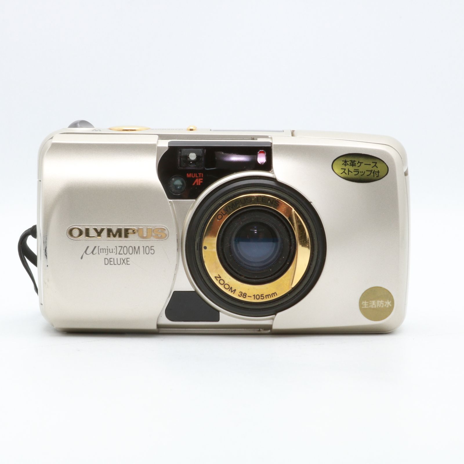完動品】OLYMPUS μ ZOOM 105 DELUXE フィルムカメラ 動作確認済み 