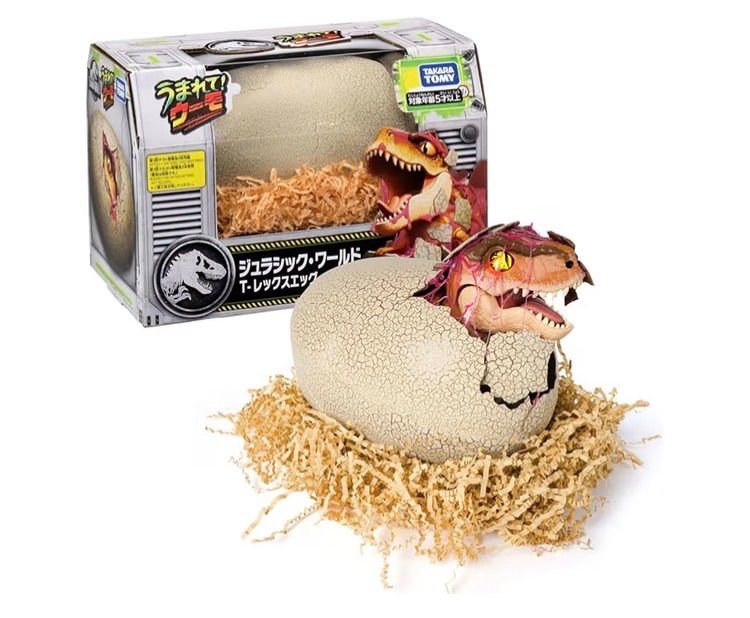 クリスマス梱包 タカラトミー うまれて ウーモ ジュラシック T-レックスエッグ クリスマス 人気》うまれて！ウーモ T-レックスエッグ ジュラシック