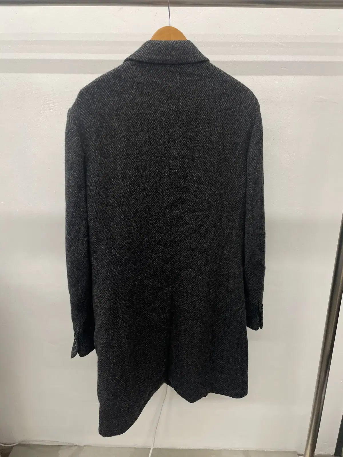 105 J Crew ジェイクルー ヨークシャー ツイード ヘリンボーン コート ベーシック服 チェスターコート 