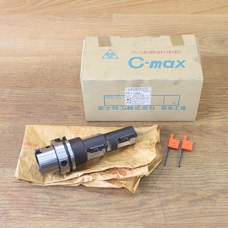 富士精工 A-11336 A ラインバー HSK 63 Aシャンク 刃径約37 mm 48 mmの2段