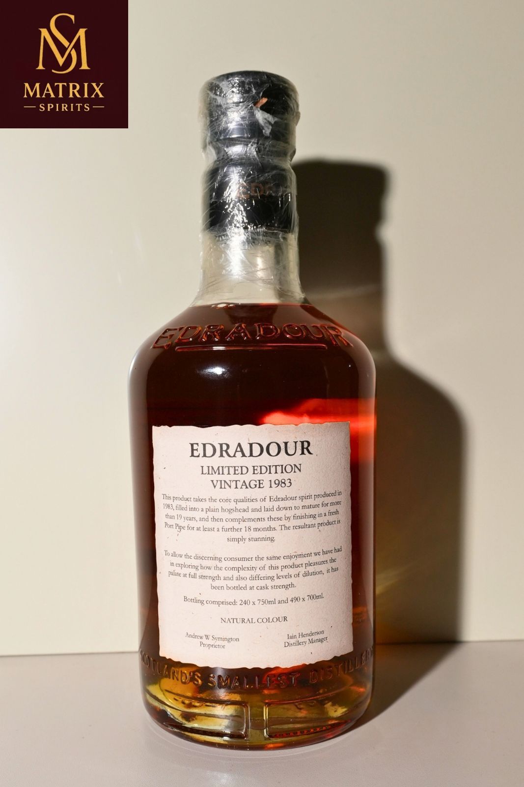 エドラダワー21年 1983 ポートカスク 700ml - メルカリ
