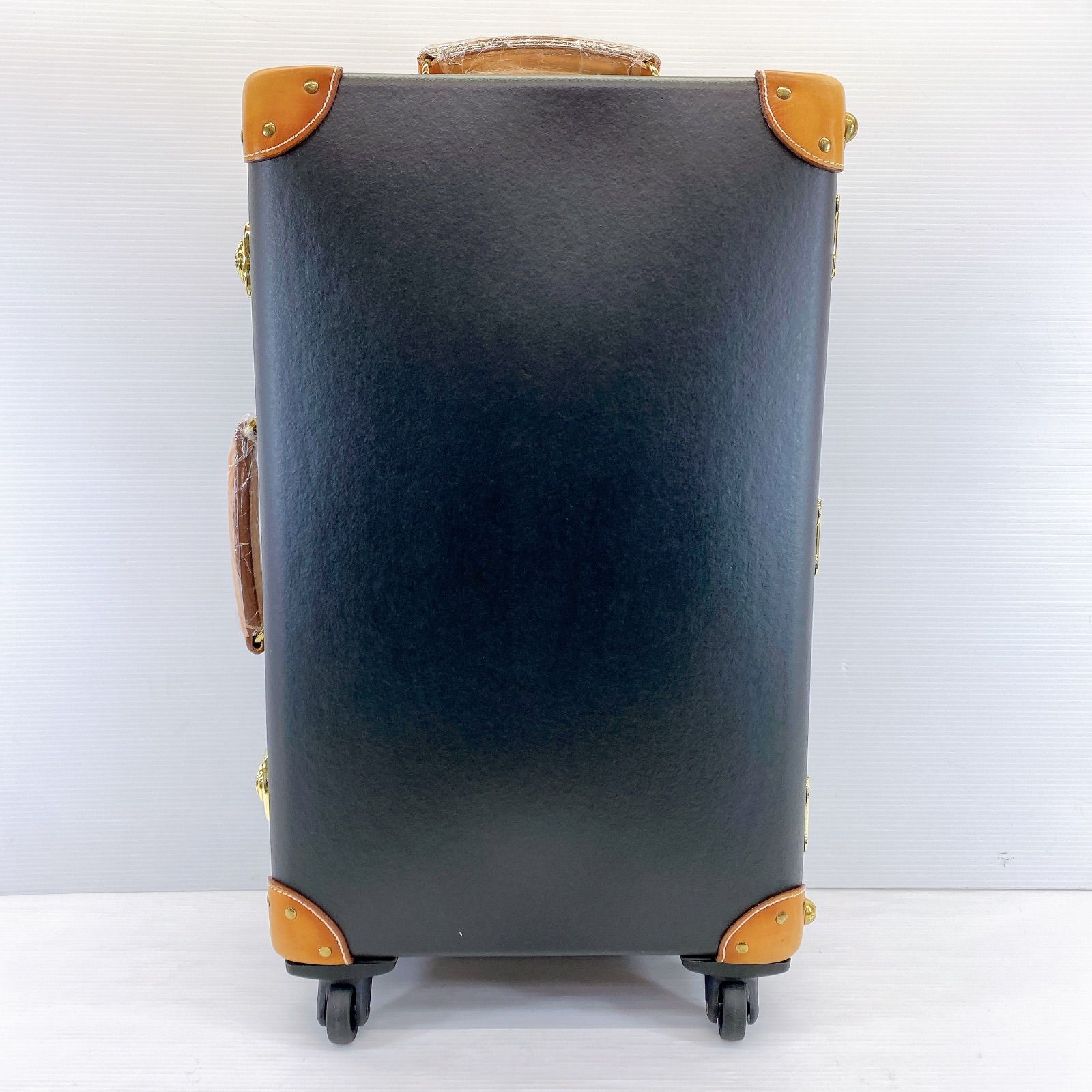 HOKUTAN レザーキャリーバッグ スーツケース allure M 約38 L ブラック