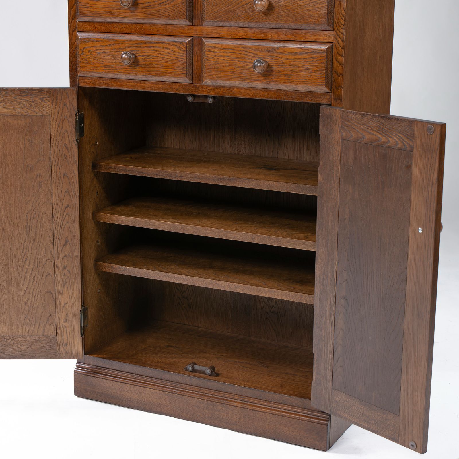 食器棚 葉山ガーデン HAYAMA Classic カップボード オーク材 幅65 棚板