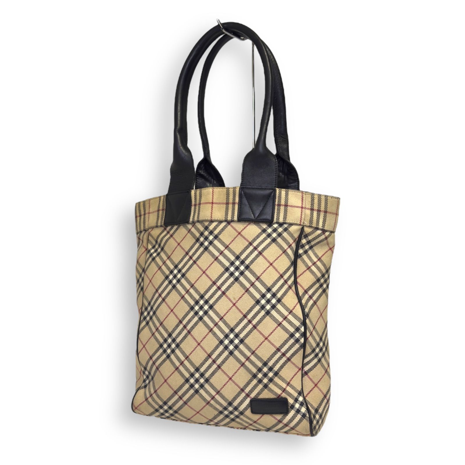 BURBERRY バーバリーブルーレーベル ノバチェック　トートバック　ベージュ BURBERRY バーバリー ブルーレーベル ノバチェック ノヴァチェック