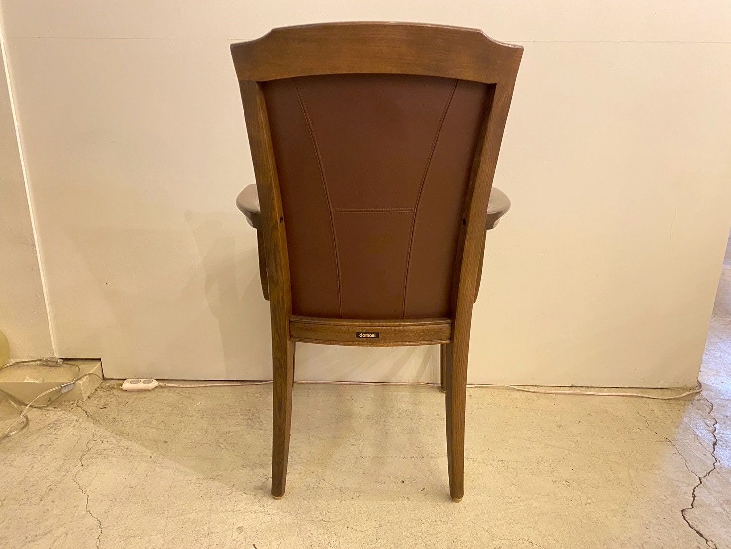 □希少 domani ドマーニ モーガントン アームチェア 本革 最高峰 椅子