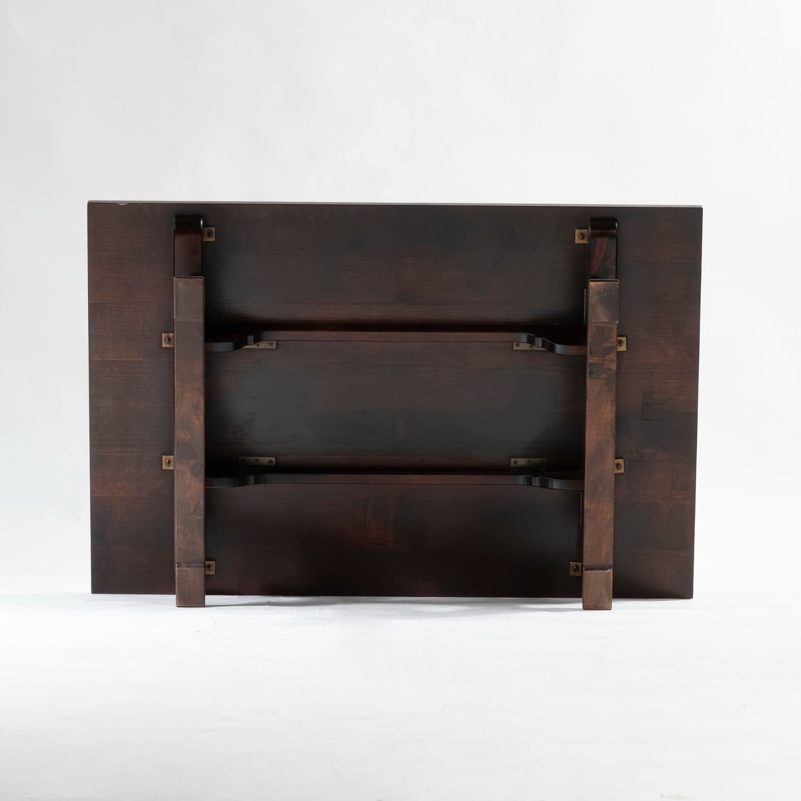 センターテーブル 北海道民芸家具 フォールディングテーブル 樺材 無垢