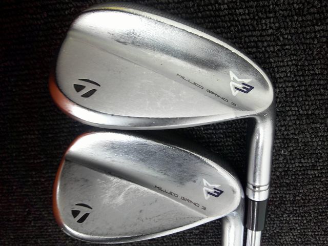 中古 ウェッジ テーラーメイド MILLED GRIND3 Chrome 50/54 2本セット