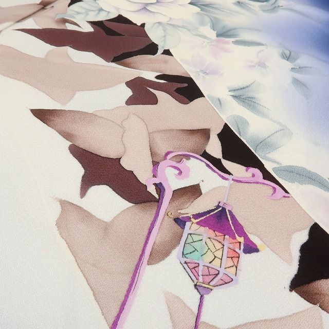  六花 RIKKA 正絹 芍薬 訪問着 着物 A 4158 訪問着 付け下げ 着物