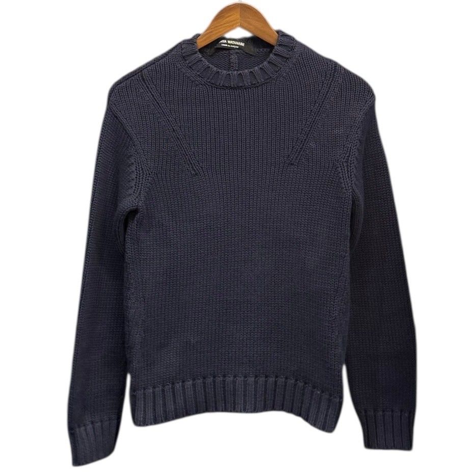 JUNYA WATANABE ジュンヤワタナベ 90's コットンVネック半袖ニット JN-100010 AD1997 アイボリー 14998 JUNYA WATANABE ジュンヤワタナベ 90's コットンクルーネックニット