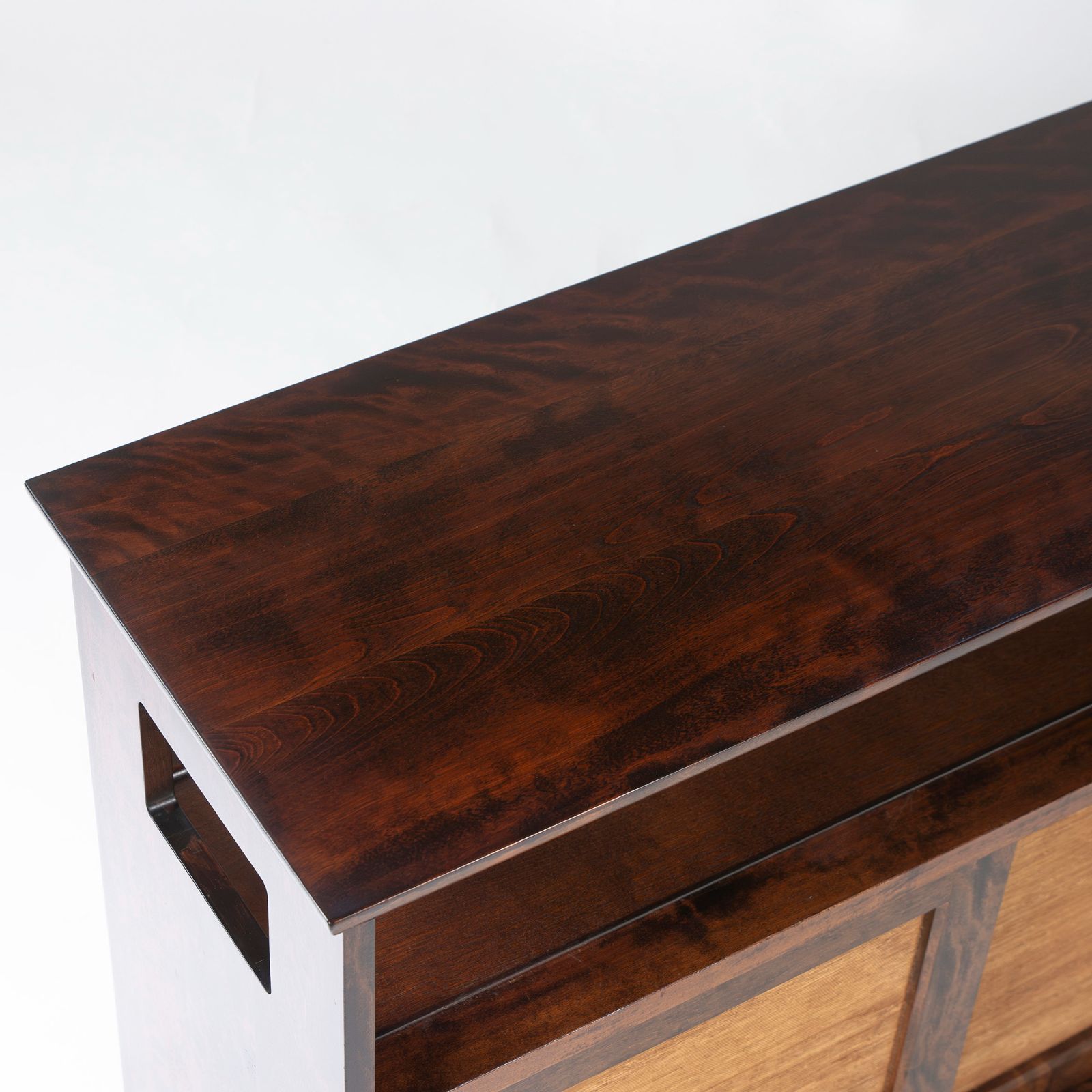 サイドボード 九州民芸家具 茶箪笥 ミズメザクラ材 無垢材 収納家具