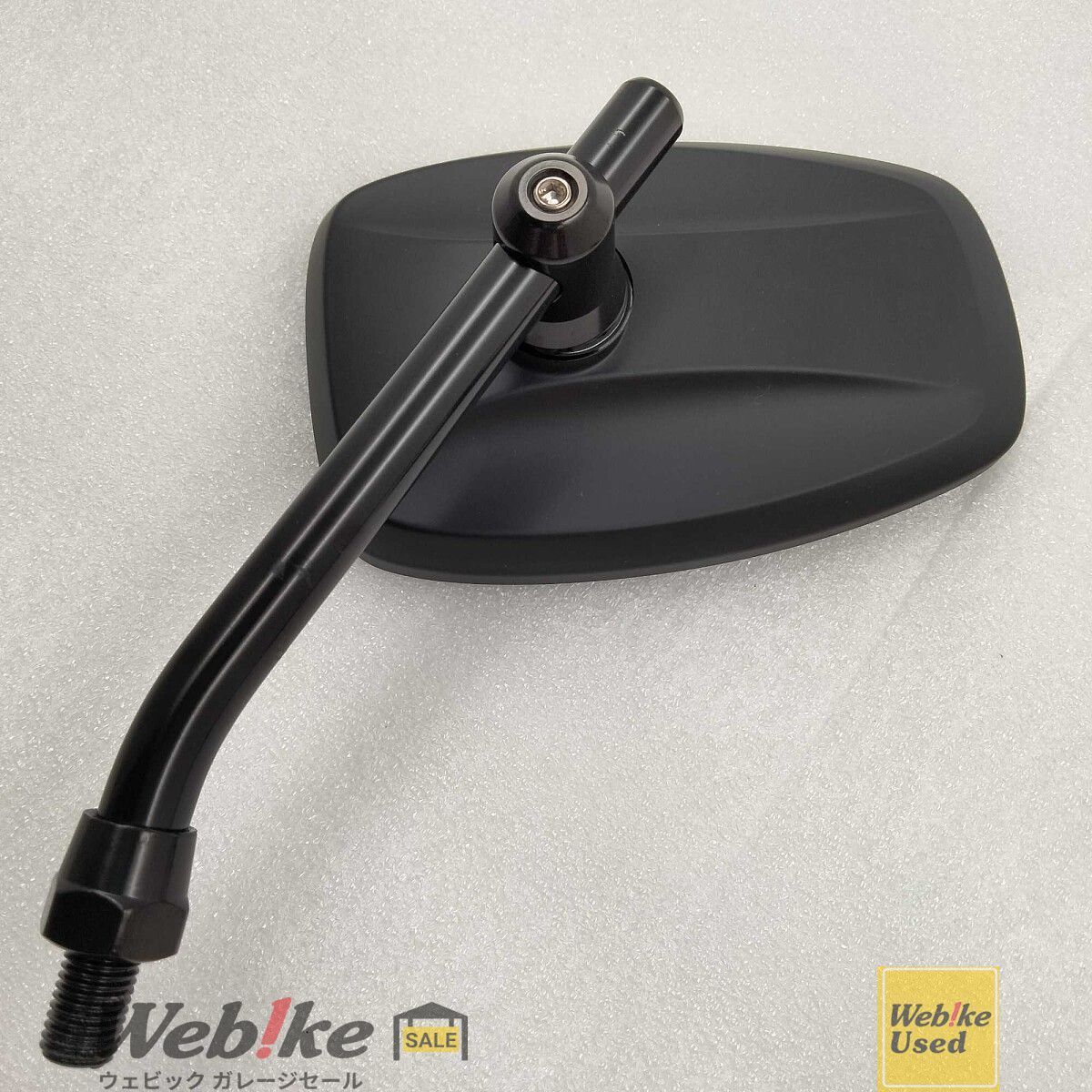 【未使用】DAYTONA パラレルミラー オーバル 左右 パラレルミラー オーバル 左用 ブラストブラック（新保安基準 適合