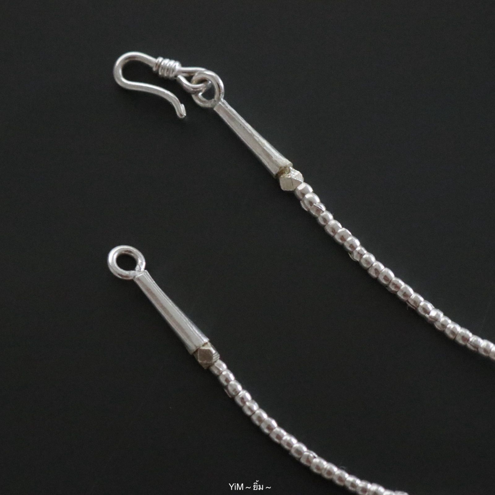 24m-BL017｜Karen Silver Beads Bracelet 【 17cm 】 カレン シルバー